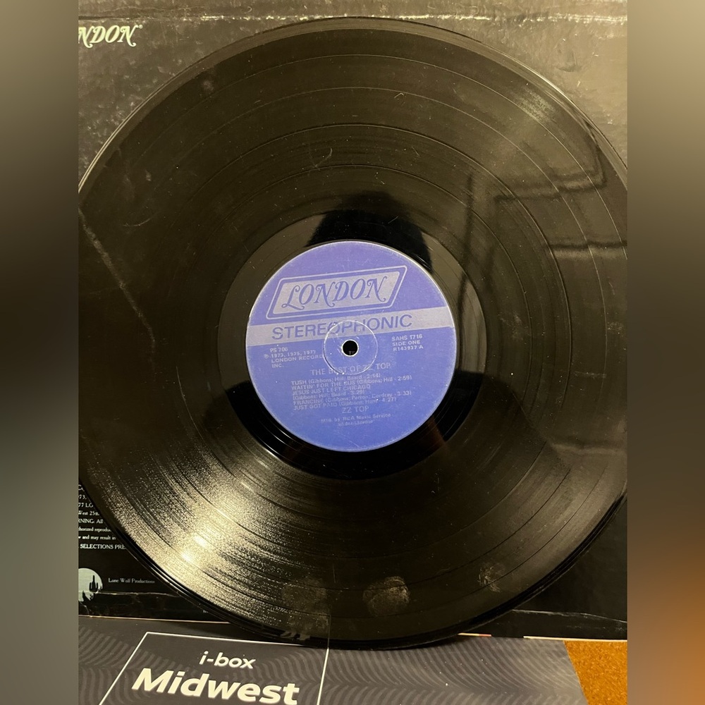 Best of ZZ TOP Vinyl Record 1976 - Picture 5 of 6